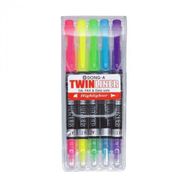 Twinliner 231500 Karışık Renk Kalem Tipi Çift Taraflı 5'li Fosforlu Kalem