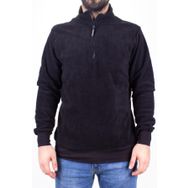 Twister 1903 Siyah Fermuarlı Dik Yaka Erkek Sweatshirt