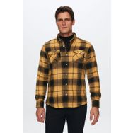 Twn 1EC02ORTODN04 Slim Fit Sarı Oduncu Gömlek