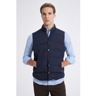 Twn 1ECY735210049 Slim Fit Lacivert Düz Yelek Mont