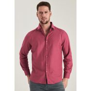 Twn 6EF02ORT00288 Slim Fit Bordo Oxford Erkek Gömlek