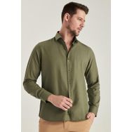 Twn 6EF02ORT00288 Slim Fit Haki Oxford Erkek Gömlek