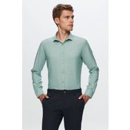 Twn 6EF02ORT00288 Slim Fit Yeşil Oxford Gömlek