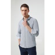 Twn 9EF022104288M Slim Fit Lacivert Baskılı Erkek Gömlek
