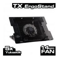 Tx Ergostand 14 cm Led Fan 5 cm Yükseklik 2 USB'li Notebook Soğutucu Stand