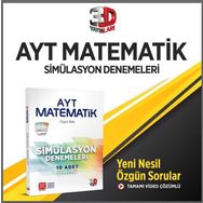 TYT 3d Matematik Simülasyon Denemeleri Çözüm Yayınları