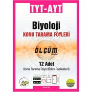 TYT AYT Biyoloji Konu Tarama Föyleri Ölçüm Serisi 12 Fasikül-Pano Yayınları