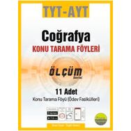 TYT AYT Coğrafya Konu Tarama Föyleri Ölçüm Serisi 11 Fasikül-Pano Yayınları