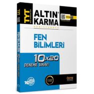 Tyt Fen Bilimleri Tamamı Video Çözümlü 10x20 Deneme Sınavı Altın Karma Yayınları