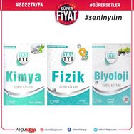 TYT Fizik Kimya ve Biyoloji A Soru Bankası 3 Kitap Set-Palme Yayınları