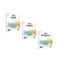TYT Fizik Kimya ve Biyoloji Deneme Seti 3 Kitap - 3D Yayınları