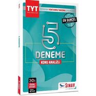 TYT Konu Analizli 5 Deneme-Sınav Yayınları
