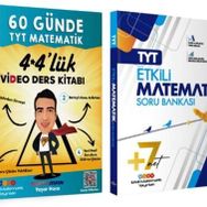 TYT Matematik Soru Bankası ve 60 Günde TYT Matematik Video Ders Kitabı Etkili Matematik Yayınları