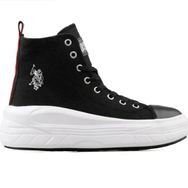 U.S. Polo Assn. 101098260 Clementine Tex 2FX Siyah Kadın Sneaker Ayakkabı