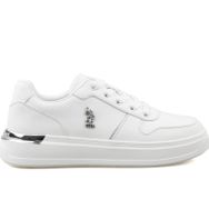 U.S. Polo Assn. 3L Alka 3FX 101340863 Beyaz Kadın Günlük Ayakkabı