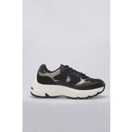 U.S. Polo Assn. 4S VIAVAI 4PR Siyah Kadın Sneaker Ayakkabı
