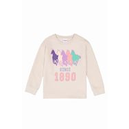 U.S. Polo Assn. 50240551-VR071 Krem Kız Çocuk Sweatshirt
