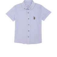 U.S. Polo Assn. 50262967-VR003 Basic Açık Mavi Kısa Kollu Erkek Çocuk Gömlek