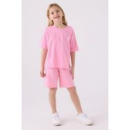U.S. Polo Assn Bermuda 4 - 5 Yaş - Pembe Kız Çocuk Pijama Takımı