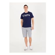 U.S. Polo Assn. DUSTYIY023 Gri Melanj Erkek Sweat Şort