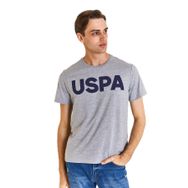 U.S. Polo Assn. G081SZ011-0-1795459 Gri Melanj Erkek T-shirt