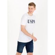 U.S. Polo Assn. GEARTIY023 Bisiklet Yaka Beyaz Erkek T-Shirt