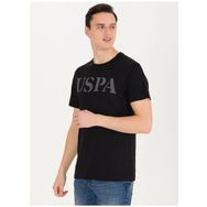 U.S. Polo Assn. GEARTIY023 Bisiklet Yaka Siyah Erkek T-Shirt