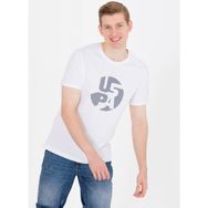 U.S. Polo Assn. ONZA Bisiklet Yaka Beyaz Erkek T-Shirt