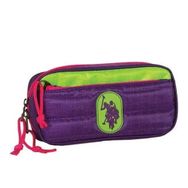 U.S. Polo Assn. PLKLK5334 Mor-Yeşil Kalem Çantası