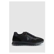 U.S. Polo Assn. Sheven Lacivert Deri Erkek Sneaker