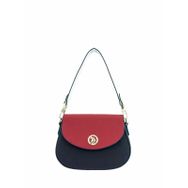 U.S. Polo Assn. US24246 Lacivert Beyaz Çapraz Askılı Kadın Çanta