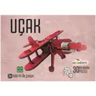 Uçandaire 3d Mekanik Puzzle Eğitici Oyuncak Uçak