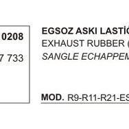 Üçel 10208 Renault Kangoo Egzoz Askı Lastiği