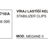 Üçel 10710A Renault Megane Viraj Lastiği Kelepçesi