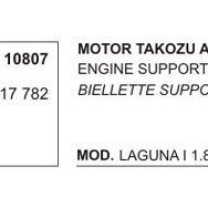 Üçel 10807 Renault Laguna Arka Motor Takozu