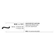 Üçel 15251 Renault R12 Üst Radyatör Hortumu