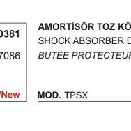Üçel Fiat Bravo 30381 Tempra Sx 7607086 Amortisör Toz Körüğü