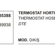 Üçel Fiat M124 DKS Termostat Hortumu
