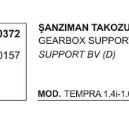Üçel Fiat Tempra 30372 Tipo 1.1 1.4 1.6 1.7 DS Alt Şanzıman Takozu