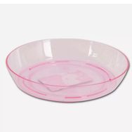 Üçsan Orkide 3 lt Şeffaf Pembe Saksı Tabağı
