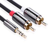 Ugreen 2 RCA 3.5 mm 5 m Aux Ses Kablosu