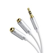 Ugreen 3.5 mm Beyaz TRS Kulaklık Çoklayıcı Y Kablo