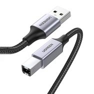 Ugreen 3 m USB-A to USB-B 2.0 Örgülü Yazıcı Kablosu