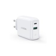 Ugreen 38W Çift Portlu USB-A ve Type-C PD QC Beyaz Hızlı Şarj Cihazı