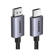 Ugreen 4K 1080P@120Hz Displayport 1.2 To Hdmı 1.4 Örgülü Kablo, 1.5M, 35841