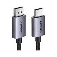 Ugreen 4K 1080P@120Hz Displayport 1.2 To Hdmı 1.4 Örgülü Kablo, 2M, 35842