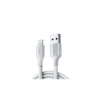 Ugreen 60163 2 mt Gümüş Lightning to USB-A Örgülü iPhone Hızlı Şarj Kablosu