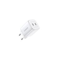 Ugreen Nexode 45W USB Type-C QC 4.0 PD Gan x 2 Portlu Beyaz Hızlı Şarj Cihazı