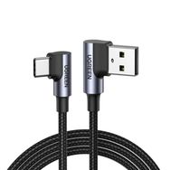 Ugreen USB to Type-C 2 m 90 Derece Şarj ve Data Kablosu