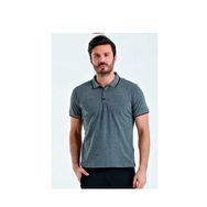 Uhlsport 3201131-22.524 Antrasit Melanj Polo Yaka Pamuk Slınce M Erkek T-Shirt